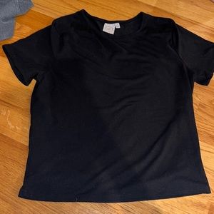 Black baby tee (size small)